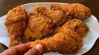 Crispy FRIED CHICKEN (No Eggs, No Milk)