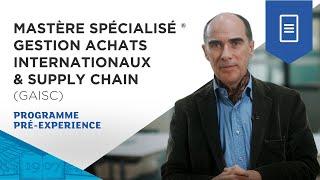 Mastère Spécialisé ® Gestion Achats Internationaux & Supply Chain (GAISC)  | ESSEC Programs