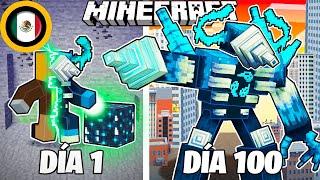 ¡Sobreviví 100 DÍAS como un TALADRO SCULK en Minecraft HARDCORE!