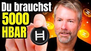 Du brauchst 5000 HBAR (Hedera Hashgraph) - MicroStrategy investiert