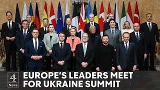 Europe's leaders meet in UK to talk Ukraine - Russia peace