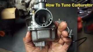 How To Tune A Mini Bike Carburetor! Idle Adjustment/ Air Mixture 212 Predator