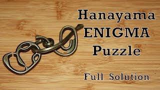 ENIGMA Hanayama Puzzle (Full Solution)