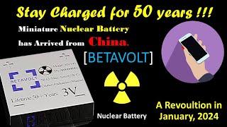 Nuclear Battery by BETAVOLT China 2024.  It Keeps your phone charged for 50 years #betavolt #battery