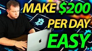  Simple Method To Make $200 A Day Trading Cryptocurrency As A Beginner | Trading Tutorial Guide