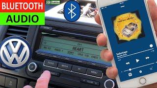 VW Bluetooth Audio How to play music from your iPhone on your VW T5 via Bluetooth - VW RCD 310