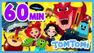 Tomtomi Best Kids Songs Compilation | 60m+ | Nursery Rhymes | English Songs for Kids | TOMTOMI