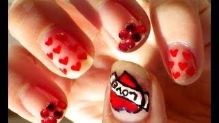 Uñas San Valentín - Valentine´s day nails