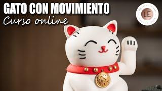 Gato COMESTIBLE y con MOVIMIENTO | Maneki neko Cake | Curso online de pastelería