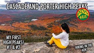 Porter and Cascade Mountain Hikes | ADK 46ers| High Peaks 1 and 2 | Tat Voyage Vlogs