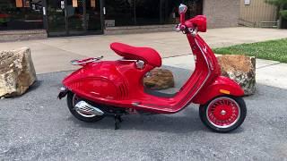 2018 Vespa (946)Red 150 Walk Around