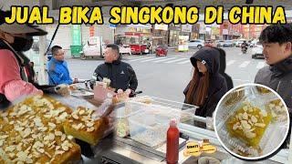 BERJUANG MENJUAL BIKA SINGKONG DENGAN TOPPING ALMOND DI CHINA WALAU PADA KEDINGINAN DI LUAR