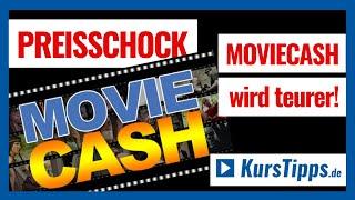 MOVIECASH wird teurer - nutze den Rabattcode!