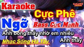 Ngỡ Karaoke Disco Remix Tone Nam | Nhạc Sống Hà Tây Disco Lê Vỹ