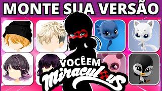  MONTE SUA VERSÃO MIRACULOUS  Quem você seria em Ladybug? #quiz #ladybug #buuquiz