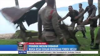 Satpol PP Bakar Pondok Mesum di Pantai Nirwana