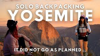 Backpacking ALONE in Yosemite's Wilderness