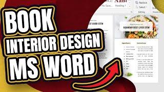 [AMAZON KDP]  Book Interior Design with Microsoft Word Document For  Cookbooks - Part 2!