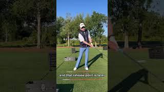 Have to understand how you square the club to the back of the ball with your arms, hands and wrists.