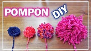 POMPON einfach selber machen | 4 Methoden | DIY | mirisplace