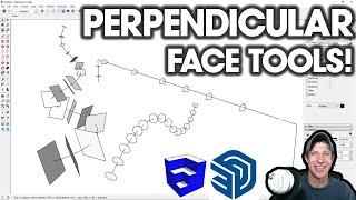 Align FACES WITH PATHS in SketchUp with CLF Perpendicular Face Tools!