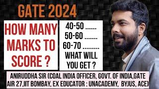 GATE 2024 : Marks Vs Opportunity Analysis #aniruddhasir #gate2024 #youtube #iiscbangalore #iitbombay