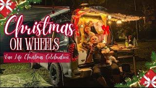 CELEBRATING CHRISTMAS IN A CAMPERVAN l A COZY CAMPERVAN CELEBRATION VAN LIFE EP.15