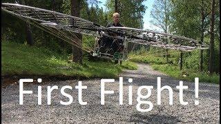 chAIR -Manned multirotor Episode 20 -First Flight! Axel Borg