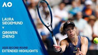 Laura Siegemund v Qinwen Zheng Extended Highlights | Australian Open 2025 Second Round