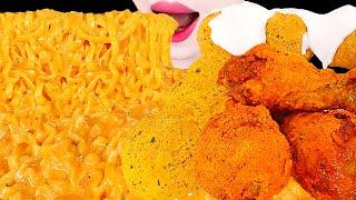 ASMR MUKBANG｜CHEESY CARBO FIRE NOODLES, CHEESE BALL, FRIED CHICKEN 까르보 불닭볶음면, 뿌링클 EATING SOUNDS 먹방