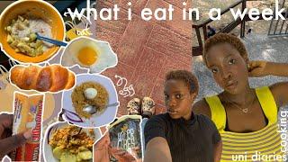 what i eat in a week as a university student in nigeriacooking & meal prepping, easy recipes!