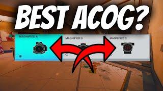 What The *BEST* ACOG To Use? - Rainbow Six Siege Tips and Tricks