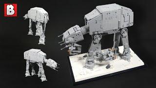 This is LEGO?! Cleanest LEGO AT-AT Custom Model