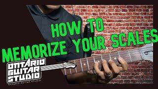 How to practice and MEMORIZE your guitar scales | Scale Pattern & Rhythm Practice