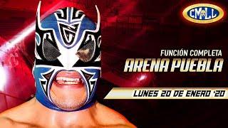 LA MEJOR LUCHA LIBRE DESDE LA ARENA PUEBLA 20 DE ENERO DE 2020