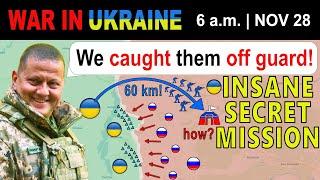 28 Nov: DEEP RAID! Ukrainians Attack Russian Air Defense Base, While Russians Busy Dying in Fields.