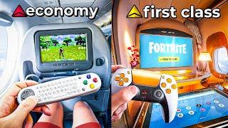 I Tried "Gaming" In EVERY Airplane Seat