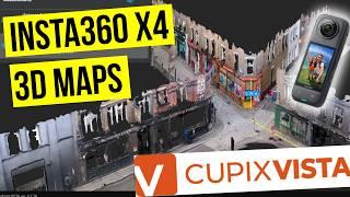 Easy 3D Maps with CupixVista & Insta360 X4: Create Digital Twins with this Game-Changing Technology!