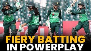 Fiery Batting By Pakistan In Powerplay | Pakistan Women vs Ireland Women | 2nd ODI 2022 | PCB | MW2L