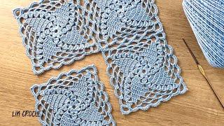 ADORABLE PRETTY and EASY  Crochet Shawl Blouse Tablecloth Runner Pattern 1 of 2