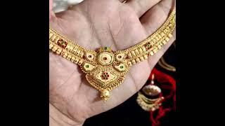 latest gold necklace degin #aartijewellers