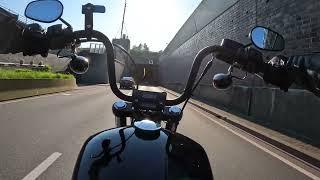 Riding HD Street Bob in 4K Full Speed Autobahn Germany