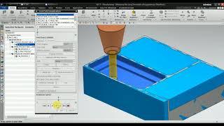 NX CAM Basic : Machine a part using a Trochoidal cut pattern