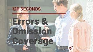 Errors and Omissions Coverage | Insurance Explained
