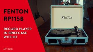 Fenton RP115B Record Player Briefcase with BT - 102.106