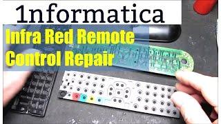Infra Red Remote Control Repair TV Remote Fix Broken Control