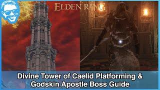 Divine Tower of Caelid Puzzle & Godskin Apostle Boss - Full Narrated Guide - Elden Ring [4k HDR]