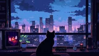 Stop overthinking  Lofi cat | just want to help you relax  Chill Lofi Beats / Cat Vibes