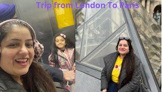 Where to stay in Paris|Eurostar Paris London(Day-1)|Paris Travel vlogs in hindi | Indian Youtuber