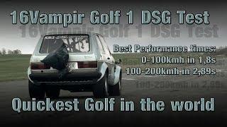 16Vampir VW Golf Mk1 1000HP DSG 4Motion